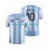 Camisola Argentina Maradona 10 Retro Homem Equipamento Primeiro 2006 Manga Curta